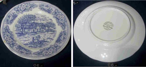 06 PLATO PORCELANA IRONSTONE TABLEWARE